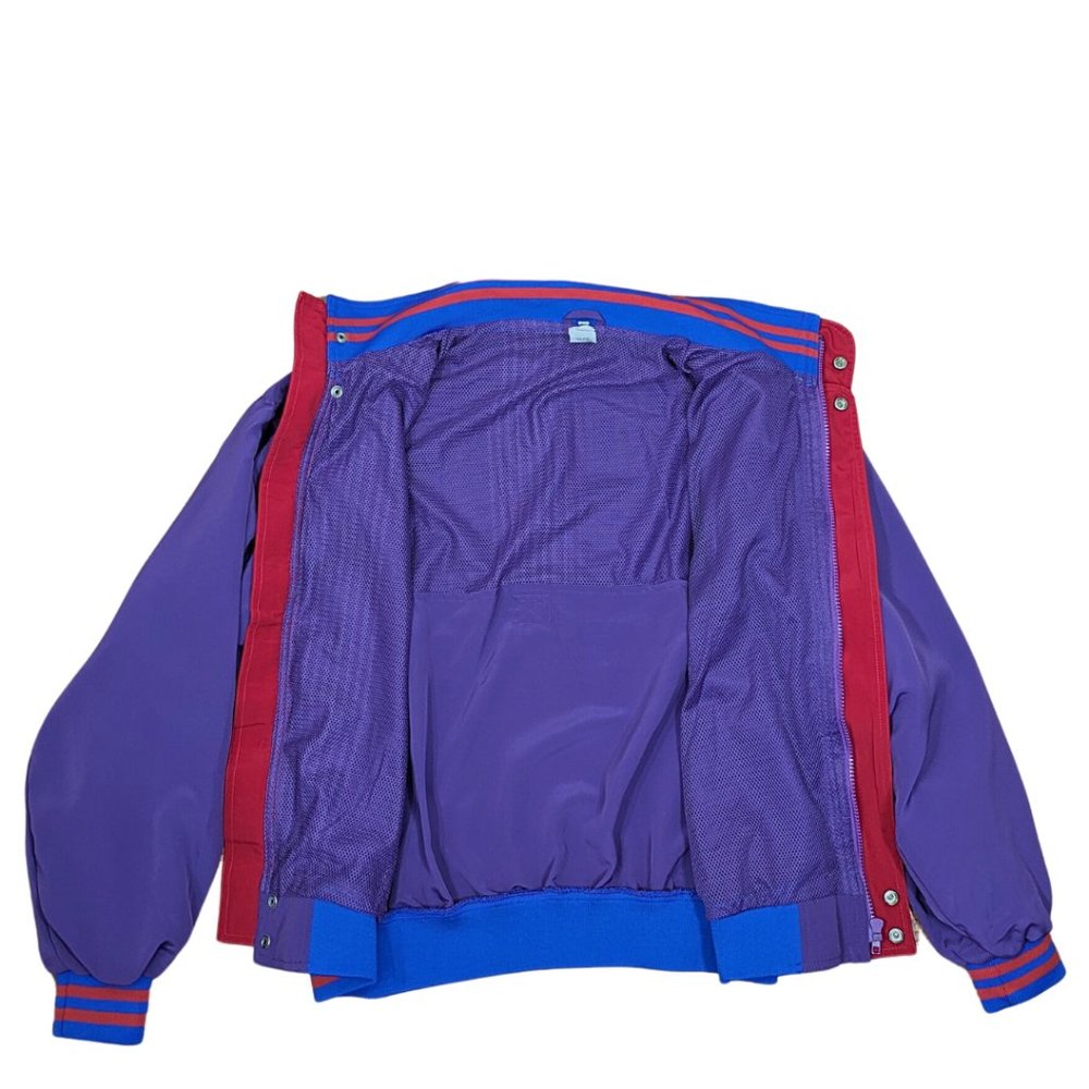 USA Karate Size M/L Purple Zip Up Vintage 80s Jacket Coat MINT - Picture 11 of 14